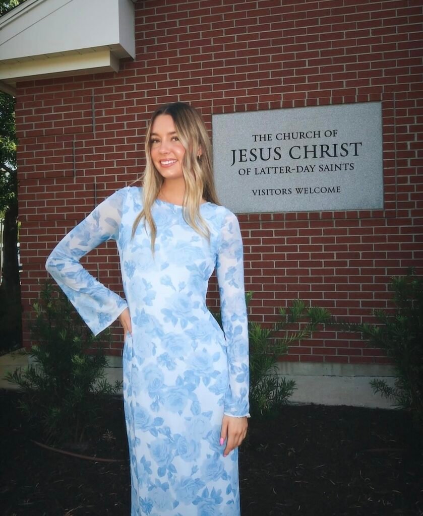 An Easter church outfit.