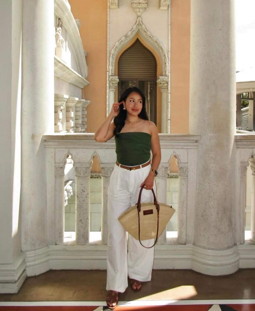 A casual summer outfit.