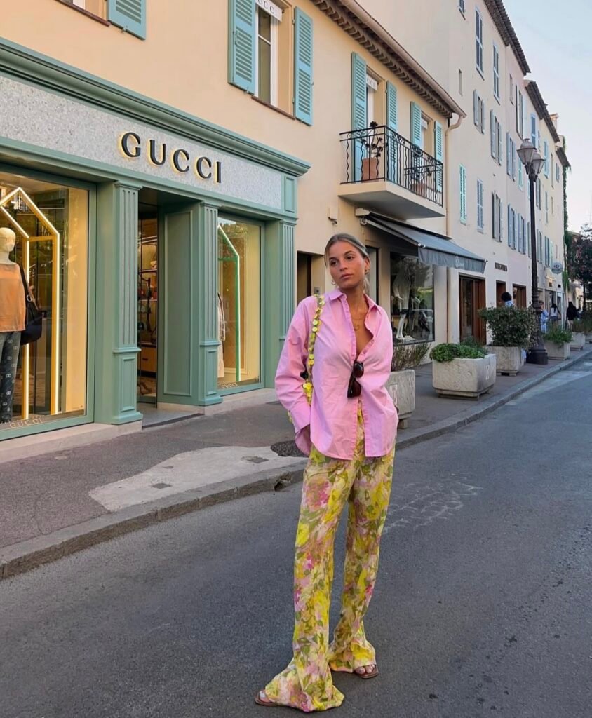 A casual summer outfit.