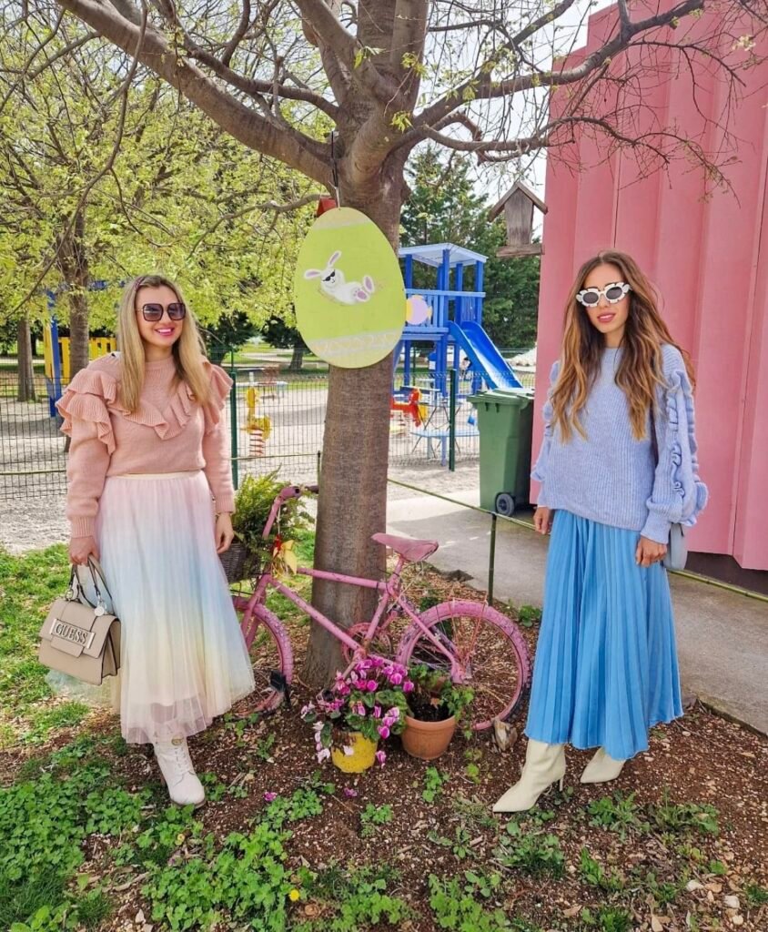 An Easter outfit for ladies.