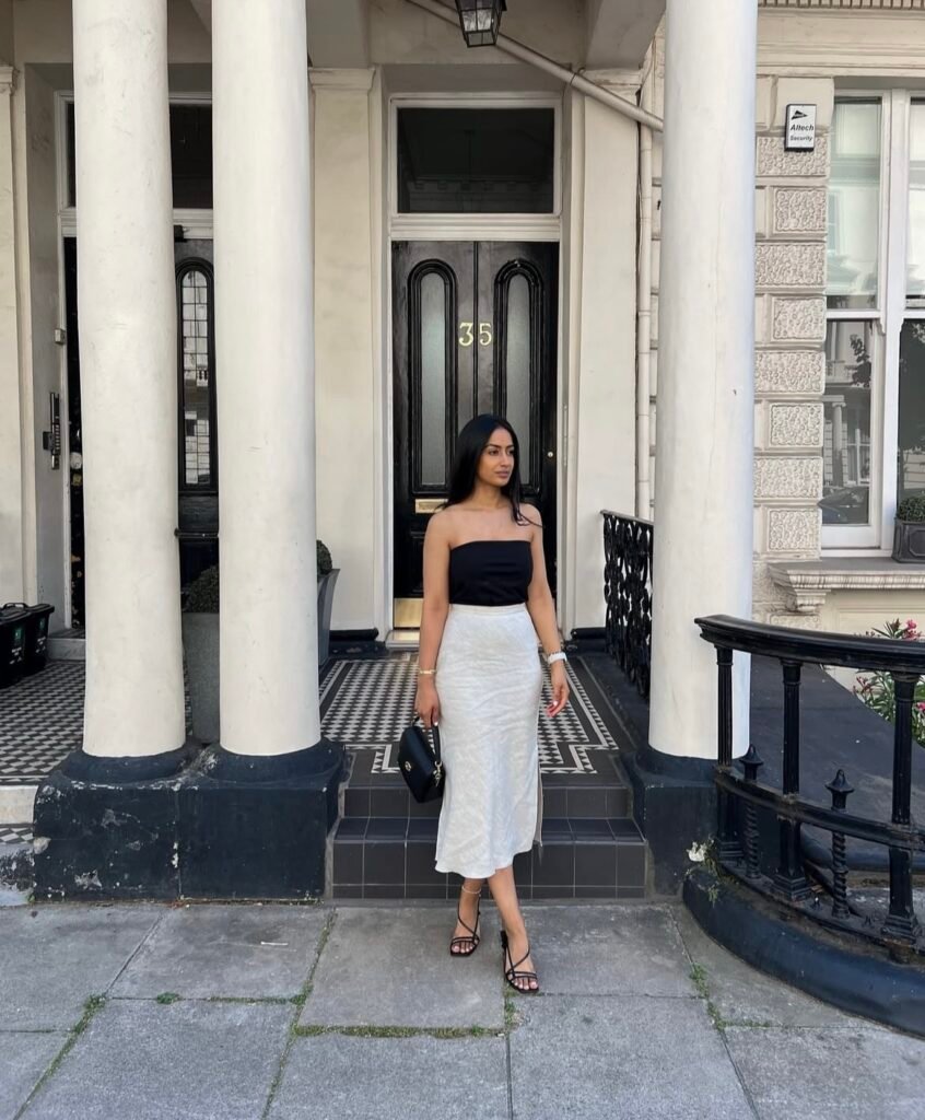 A casual summer outfit.