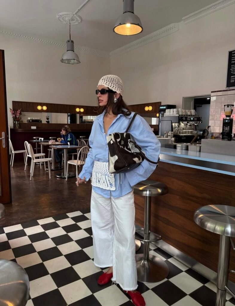 A casual summer outfit.