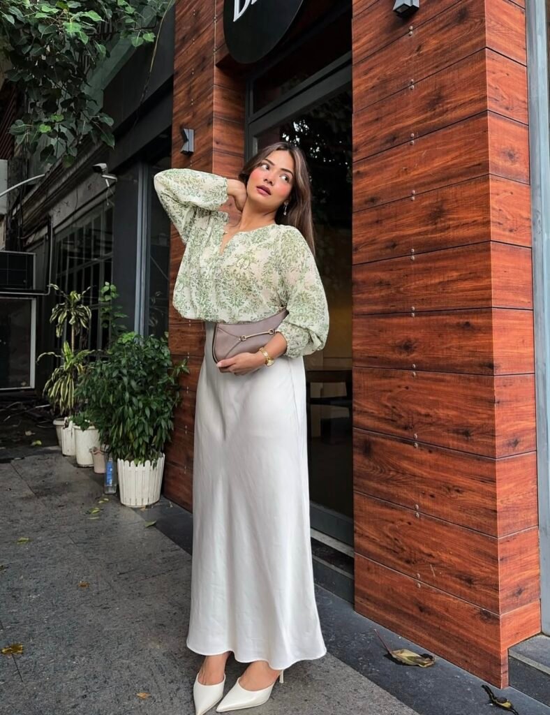 A birthday brunch outfit.