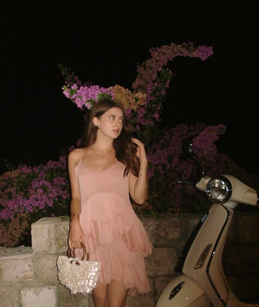 A summer dinner outfit.