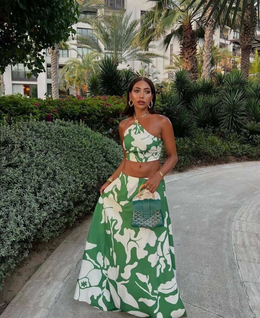 A casual summer outfit.