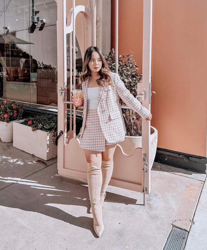 A birthday brunch outfit.