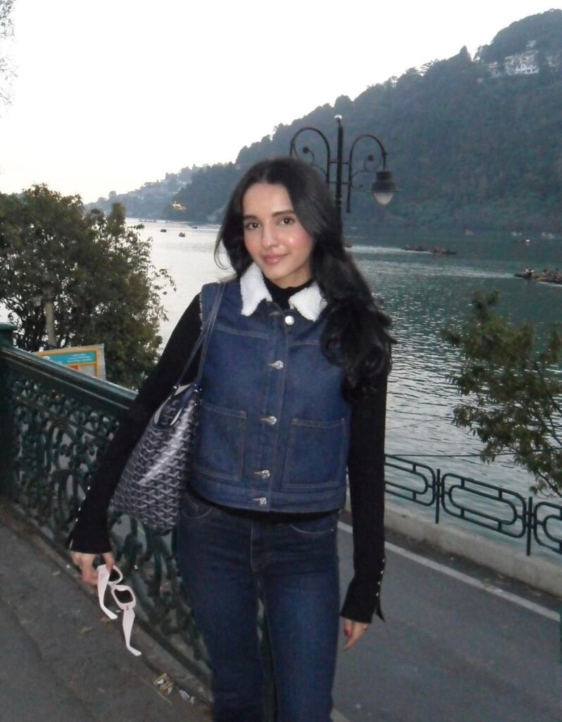 A denim jacket outfit.