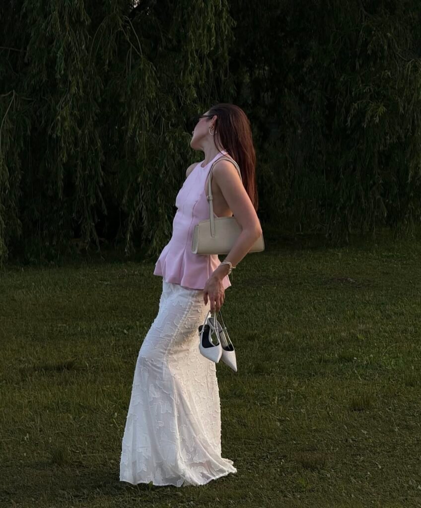 A birthday brunch outfit.