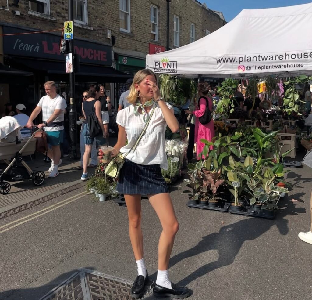 A summer dinner outfit.