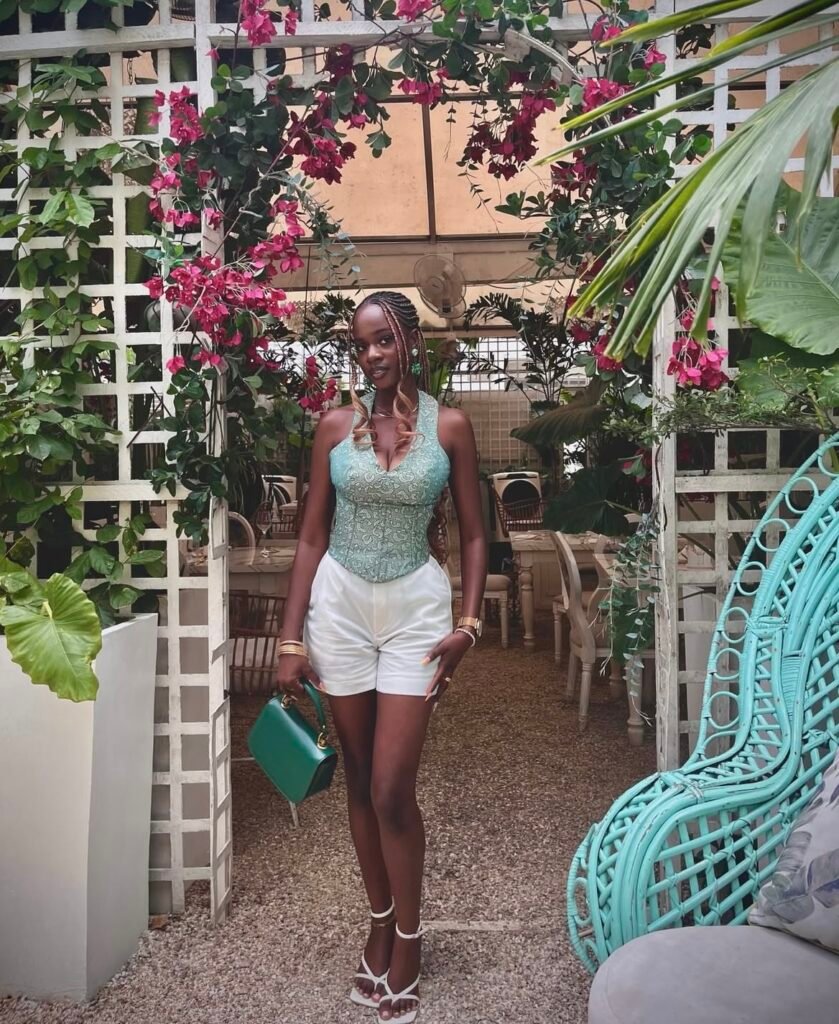 A birthday brunch outfit.