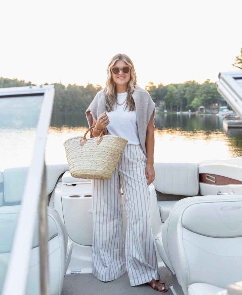 A casual summer outfit.