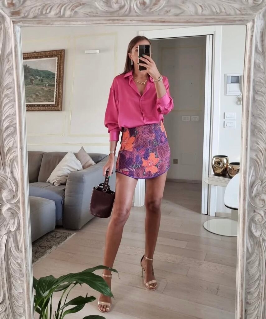 A summer dinner outfit.