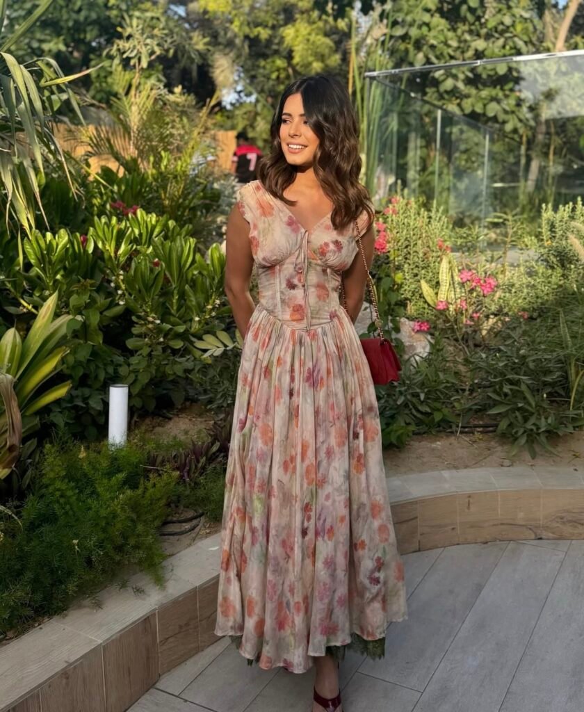 A summer dinner outfit.