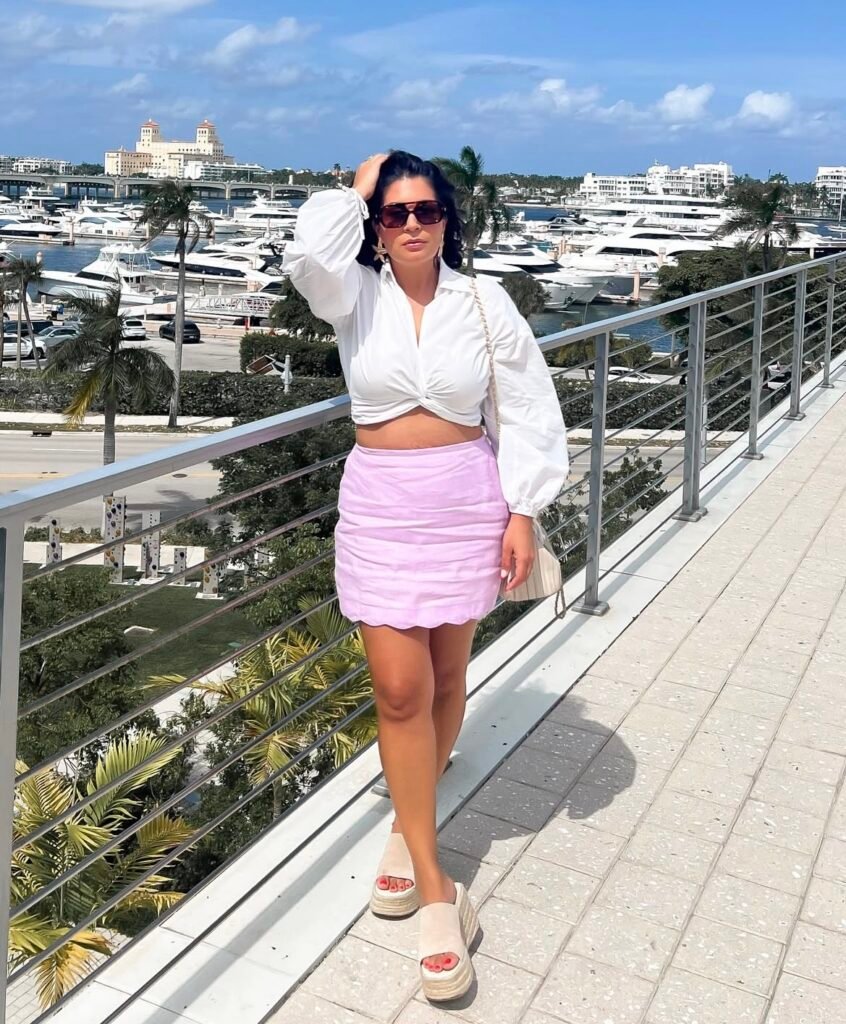 A birthday brunch outfit.