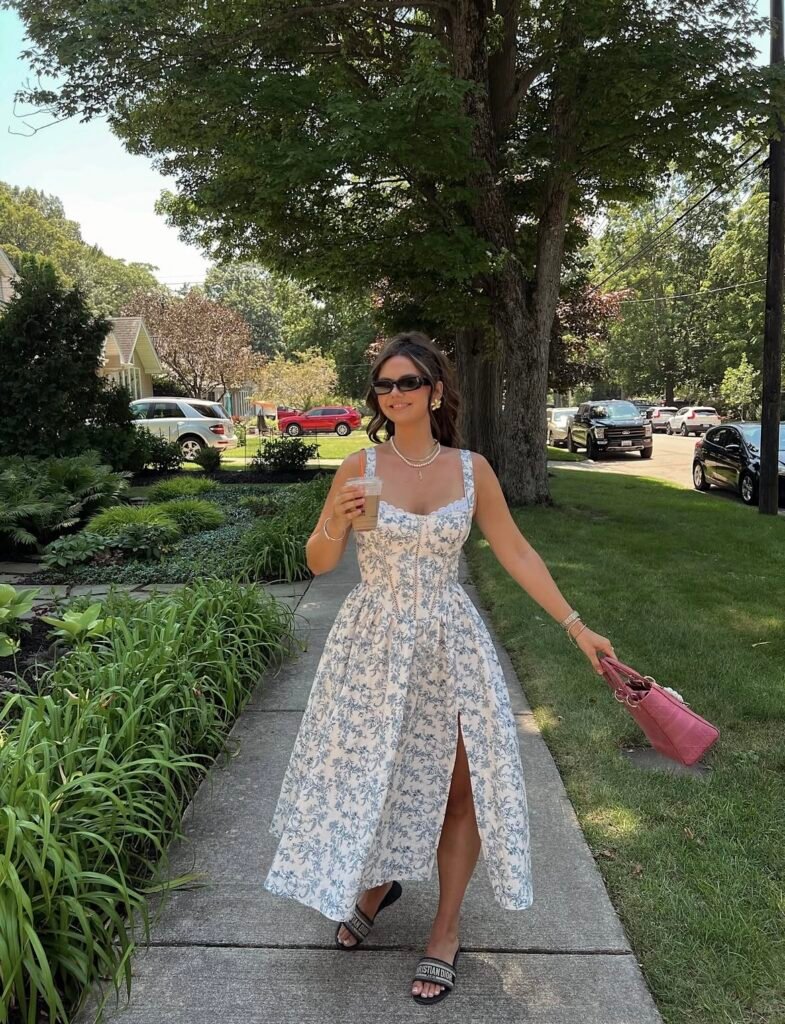 A casual summer outfit.