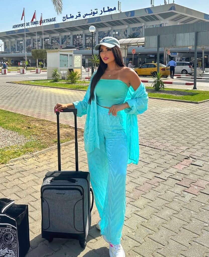 A comfy travel outfit.