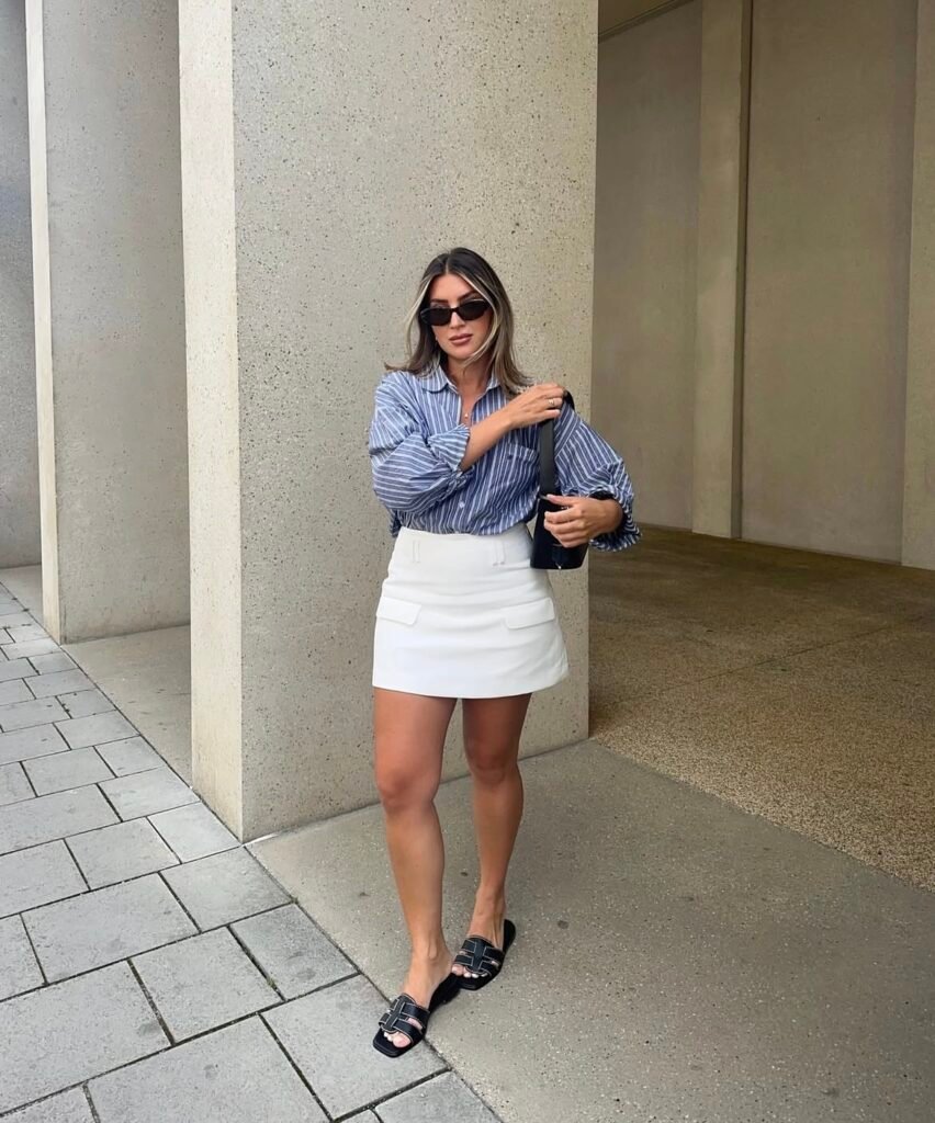 A summer vacation outfit.