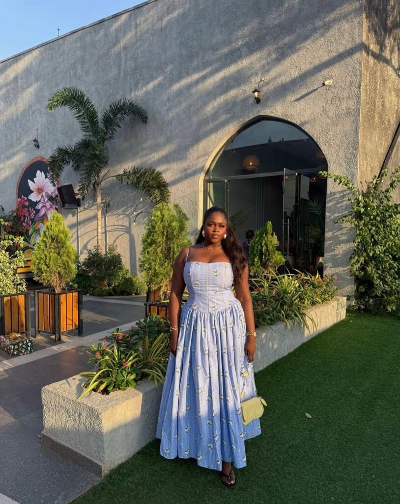 A birthday brunch outfit.