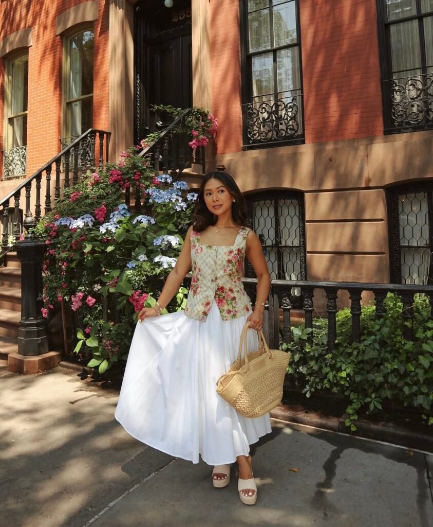 A casual summer outfit.