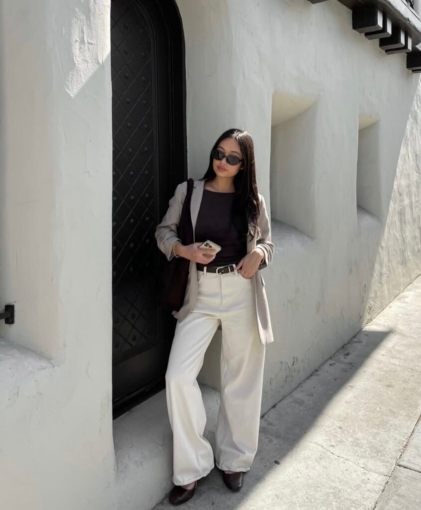 A business casual outfit.