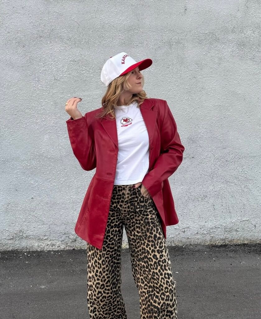 A Super Bowl outfit.