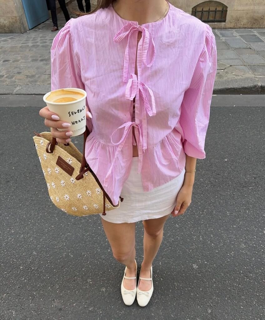 A summer dinner outfit.