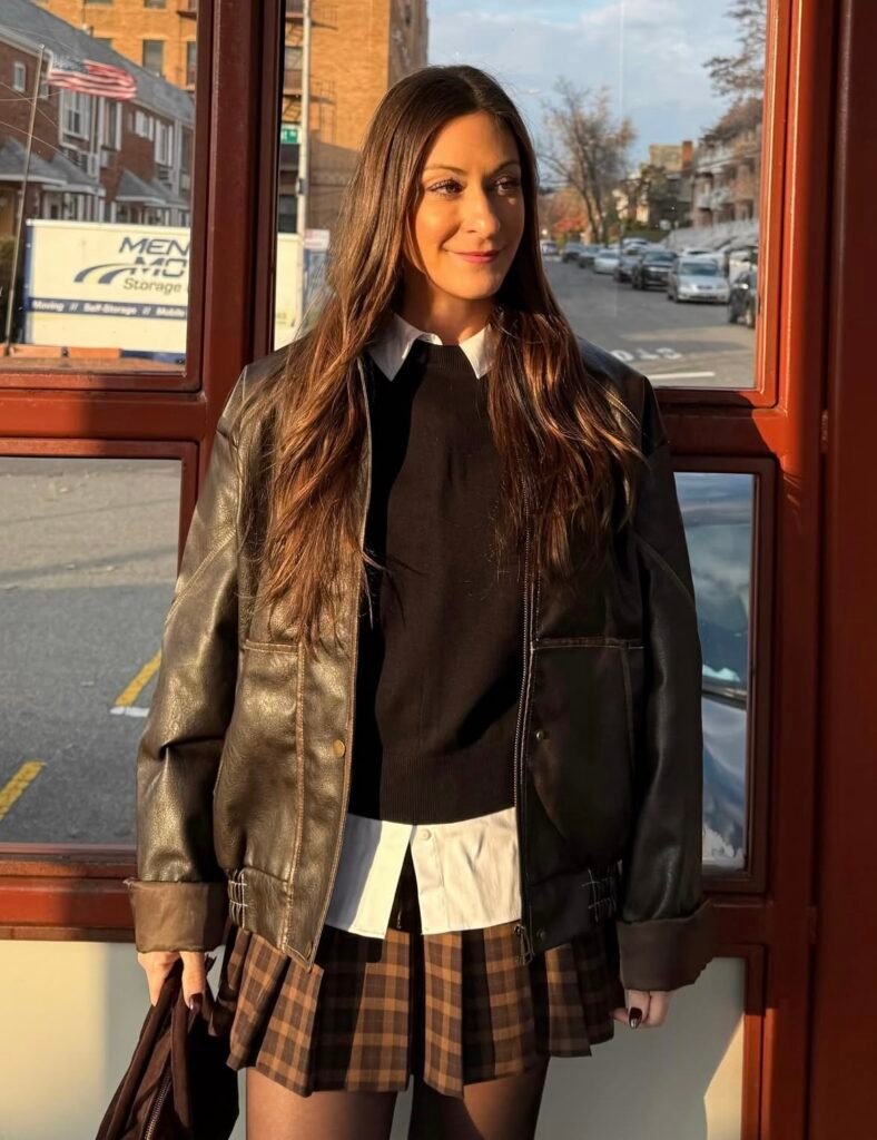 A 90s fashion outfit.