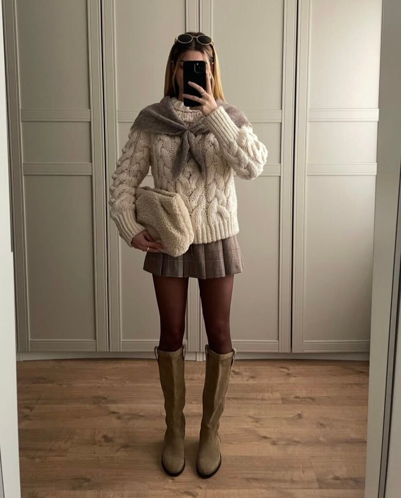 A casual lunch outfit.