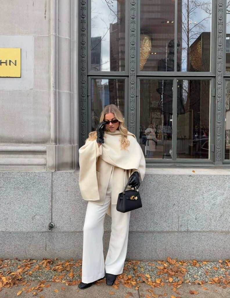 A casual lunch outfit.