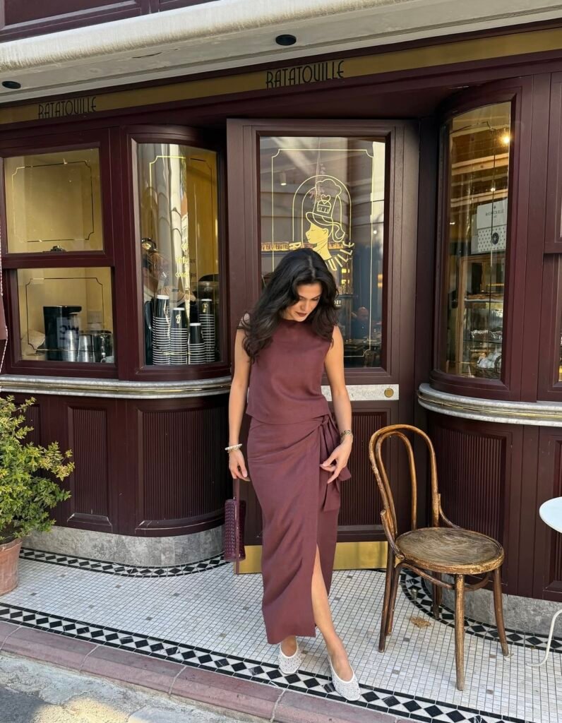 A Sunday brunch outfit.