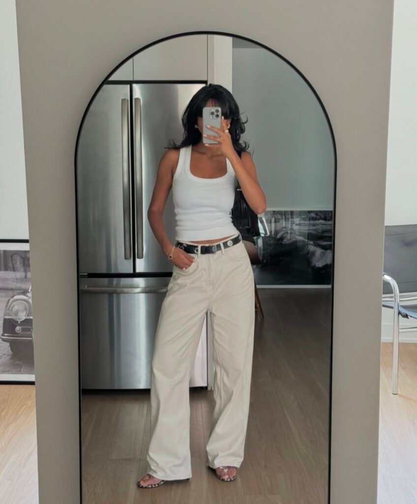 A cute, simple outfit.