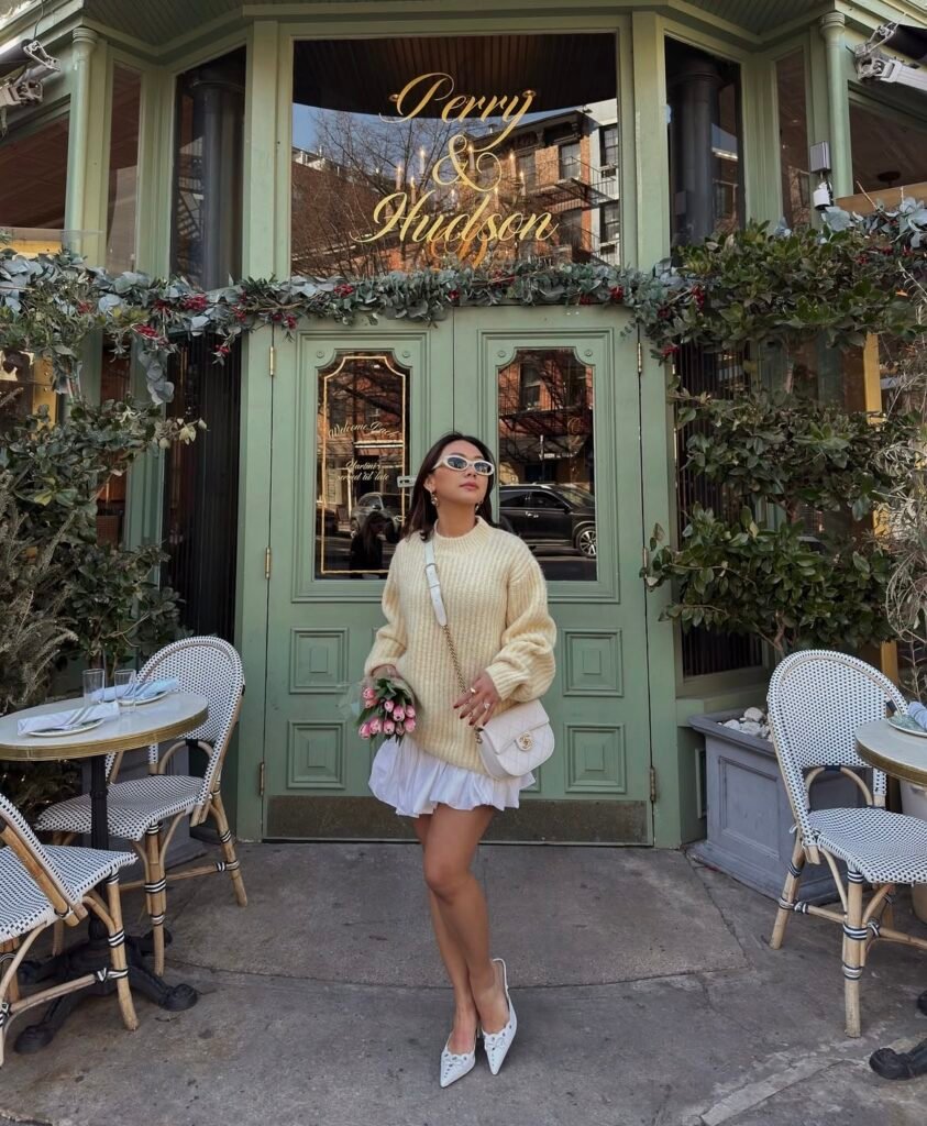 A Sunday brunch outfit.