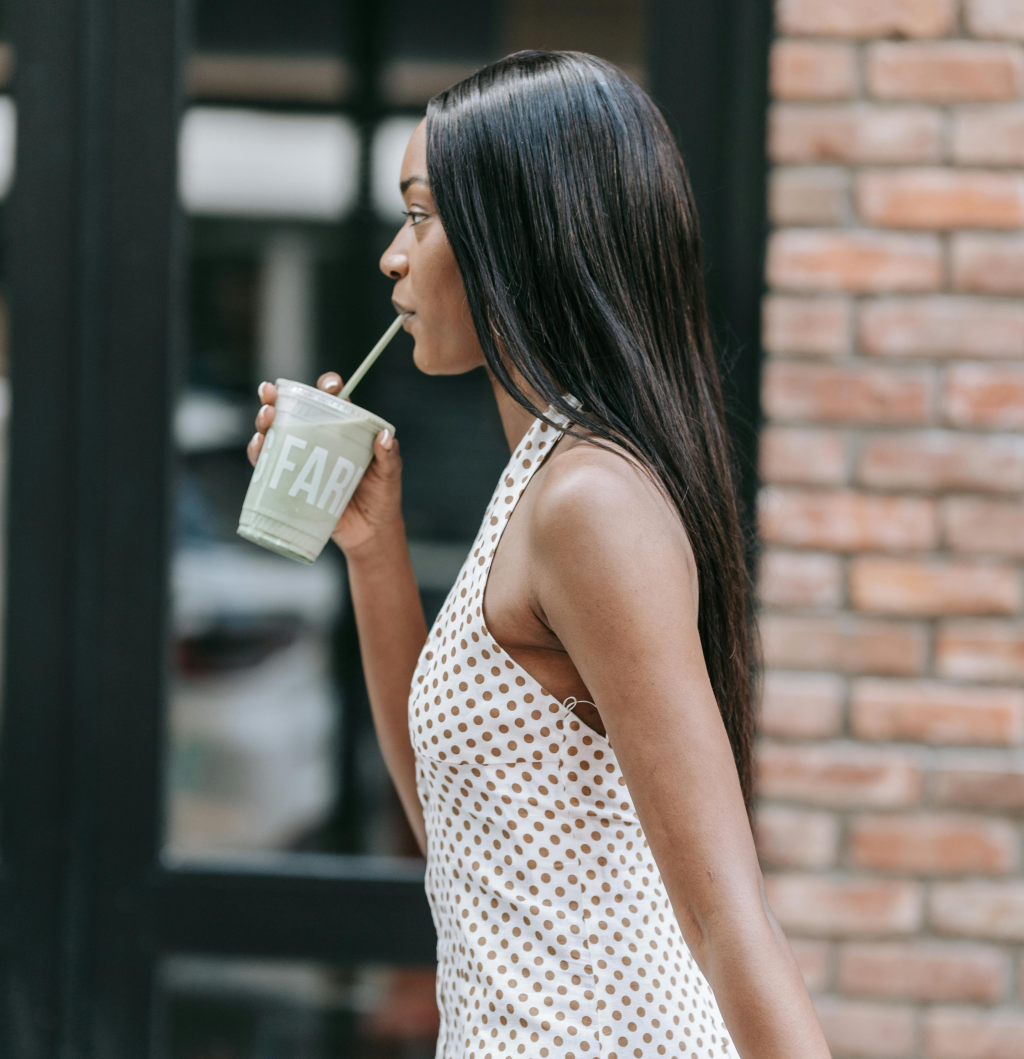 A casual lunch outfit.