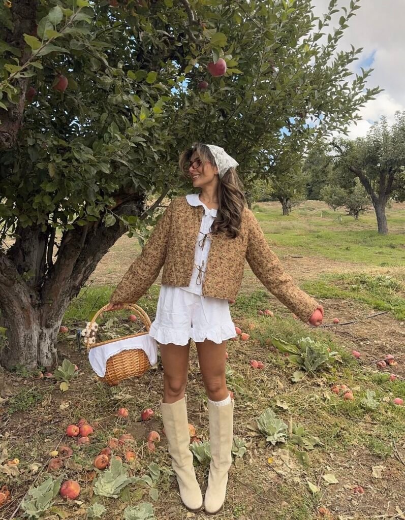 A cottagecore outfit.