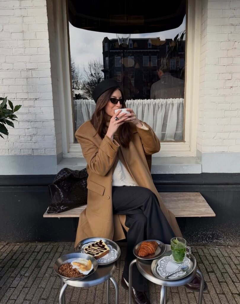 A casual brunch outfit.