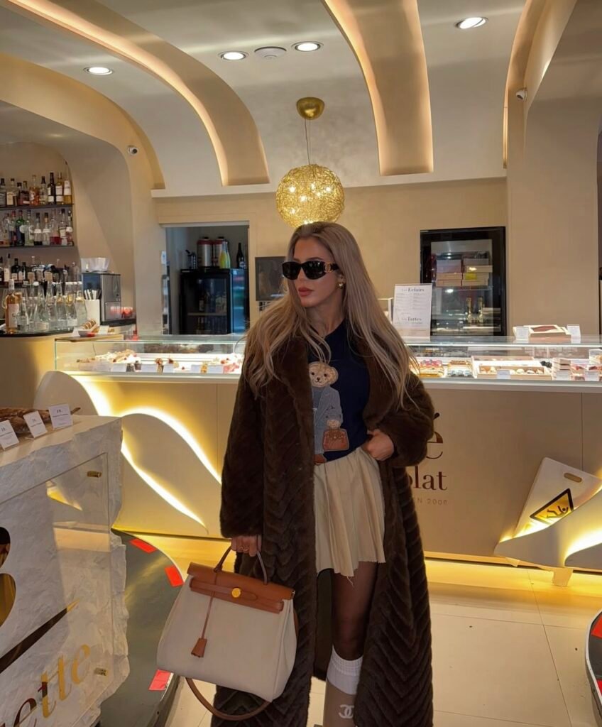 A casual brunch outfit.