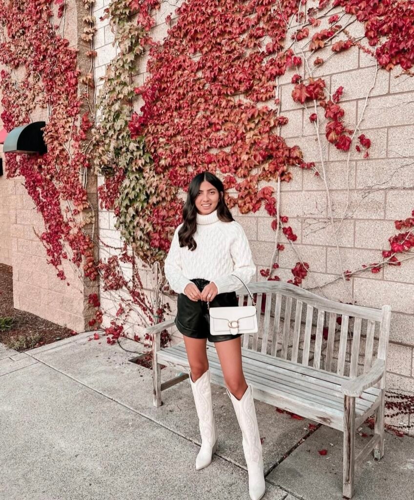 An outfit with shorts.