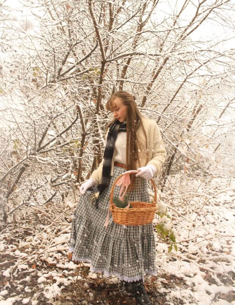 A cottagecore outfit.