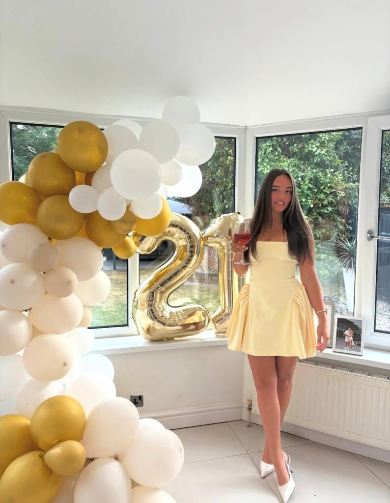 A 21st birthday outfit.