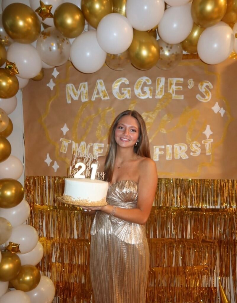 A 21st birthday outfit.