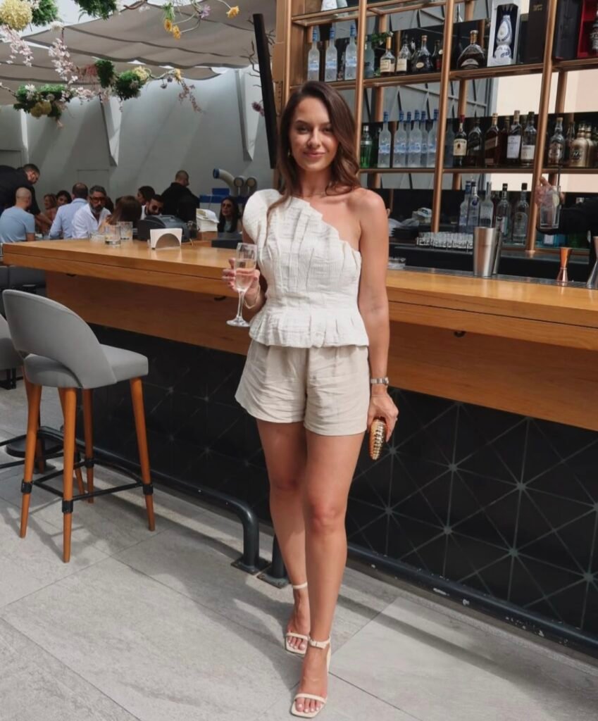 A casual brunch outfit.